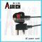 HI-Q PVC Extension AC Power cable connectors with cord wire crd