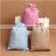 Factory Price wholesale drawstring burlap bag for Promotion