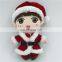 Adorable Stuffed Soft Plush Angel Girl Doll Toy With Santa Suit Custom Sleeping Cute Plush Christmas Elf Doll