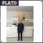 PVC led backpack pizza, lighting inflatable walking pizza for publicity