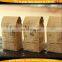 kraft paper bread bag with clear window