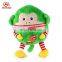 Factory wholesale funny plush monkey coin purse for kids