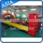 Giant inflatable jumping horse racing gate
