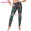 wholesale 92% Polyester 8% Spandex Soft Printed Mature Women Brushed Soft Winter Leggings