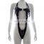 Black fetish bodysuit clubwear sexy costume latex catsuit manufacturer