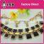 2016 summer design fashion metal gold crystal rhinestone chain designs for women