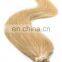 High quality keratin fusion bond hair extensions blonde color wholesale hair