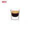 Factory sale thread double wall wine glass spiral double wall coffee glass
