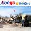 Diesel mobile jaw crusher station / rock crushing machine for sale