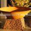 Contemporary Design Big Wood Burning Round Fire Bowl