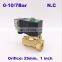 GOGO 2 way Pneumatic Brass 1 inch water solenoid valve zero pressure start 12V DC Orifice 25mm normal close PU-25 with plug type
