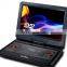 14.5'' TFT screen universal car portable dvd player with digital TV tunner/FM /support usb