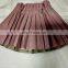 Girls Skirts New Brand Children's Clothing Kids Pleated Skirt For 3-10Y Casual Solid PU Leather Baby Girl Skirts