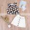 Summer Baby Girls Clothing Set Sleeveless Print Sunflower Vest+Skirt Outfit Children's Clothes
