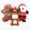 HOT HQPT-006 factory wholesale stuffed squeaky chew cute pet dog short plush pig toys