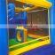 Hot sale!!! Small blue and yellow inflatable bouncer with slide for kids