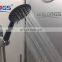 Leelongs Bathroom 12 см массажный ручной душ с 3 функциями черного цвета