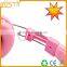 Fashion hot selling best stylish lovely pink leather headphone