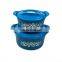 1.5L 1.0L 2PCS/Set Kitchenware Metal Food Bowl Hot and Cold Food Container