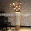 Mediterranean European Style White Luxurious Ceramic Floor Large Vase For Decor