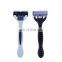 Hot sale classic shaver Jilimi brand swedish stainless steel 6 blade men's shaver replaceable blade