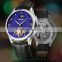 Luxury SKMEI 9251 Leather Watch Mechanical Water Resistant Automatic Skeleton Watch