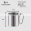 Factory Direct 10 oz stainless steel mugs beerpong travel barrel coffee wine color camping cups liner