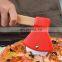High Productivity Slicer Handle New Design Stainless Steel Axe Wood Pizza Cutter Wheel