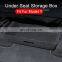 RTS Autoaby For Tesla Model Y 2021 Under Seat Storage Box High Capacity Organizer Case Felt Cloth Drawer Car Accessories