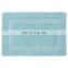 Amazon Hot Selling Modern Solid Color Non-Slip Soft Water Absorbent Microfiber Bath Mat