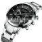 BIDEN 0029 Men Japan Quartz Stainless Steel Band Auto Date