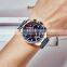 MINI FOCUS MF0218G Luxury Brand Men Watches Stainless Steel 3 Chronograph Drop Shipping High Quality Quartz Watch for Men