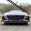 Runde For Audi 19-21 A7/s7 Modified Rs7-r Front Bumper Abt Front Shovel Air Knife A7 Modified Rs7 Front Bumper Grille