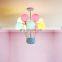New Design Kindergarten Funny Balloon Hut Pendant Light Children's Bedroom Balloons House Ceiling Lamp