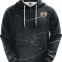 Black Customized Sublimation Hoodie with Simple Pattern