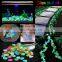 300pcs/Pack Luminous Stone Walkway Rock Garden Patio Lawn Garden Yard Stone Decoration Garden Craft Luminous Cobblestone Decor