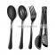 Wholesale 4pcs Cutlery Utensil Serving set Stainless Steel Cutlery Set Knife Fork Spoon Serving Flatware Set