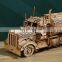 Selling Difficult DIY Truck Tanker Custom Wholesale Personalised Big Kids Wooden 3d Puzzles