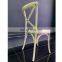 Wooden cross back chair chairs white banquet