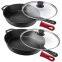 Hot selling cookware kitchenware non stick light weight cast iron frying pan set cookware Pre-seasoned Wholesale Practical Cookware Set Cast Iron Frying Pan