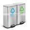 Top Fashion Stainless Steel Indoor Luxury Kitchen Design 50Ltr Soft Close Trash Cans Bin