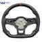 White/Red/Blue/Gray Stitching Carbon Fiber Steering Wheel Alcantara leather For VW Golf MK7 7.5 GTI GTD GTE R 2013-2020 Polo GTI For Tiguan for Passat DSG