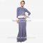 Apparel women islamic clothing fashion design muslim dress with solid color BJ061