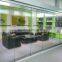 Frameless glass folding door system,folding glass door, side hanging folding door