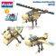 2016 cogo army action 3 in 1 plastic kids bricks intellect blocks toys