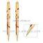 2014 Luxurious and Vintage Check Pattern Wooden Ballpoint Pen With Wooden Pen Holder (Customized Logo)