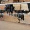 round axle underslung suspension for lowboy low bed semi trailer