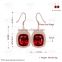 E1043 Wholesale Nickle Free Antiallergic White Real Gold Plated Earrings For Women New Fashion Jewelry
