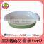 colorful ceramic baking dishes, pans