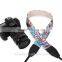 British style camera straps with microfiber band adjustable elastic strap